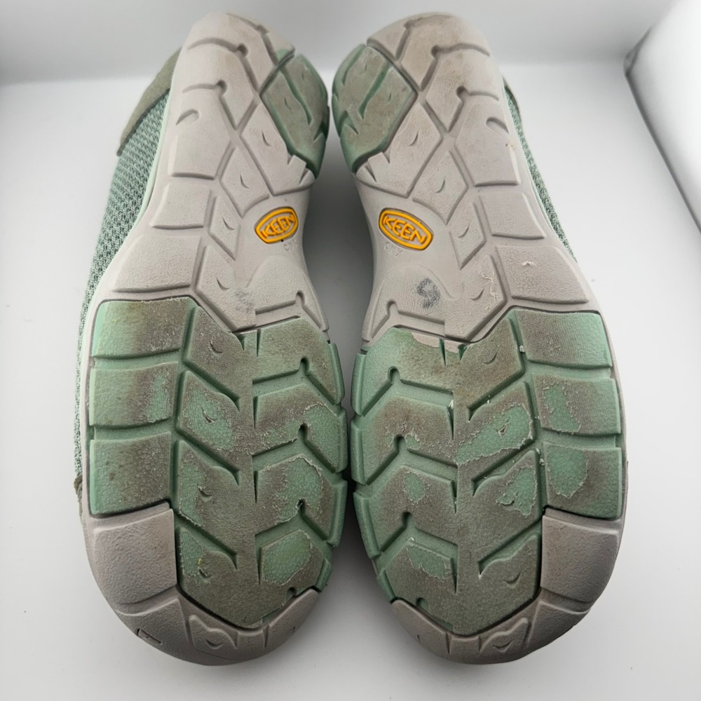 KEEN Lorelai Mesh Sneakers Women 9.5 Green Low Top Walking Shoes 1020372 - Picture 11 of 13